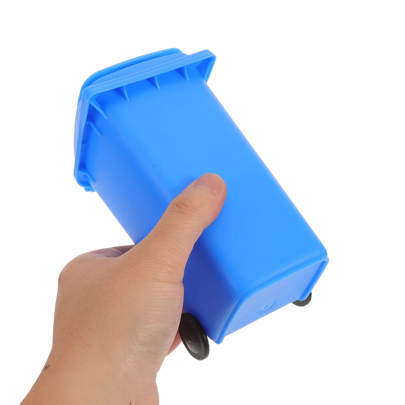 

4 Pcs Desktop Storage Bucket Mini Trash Can Pen Cup Pretty Organizer Plastic Creative