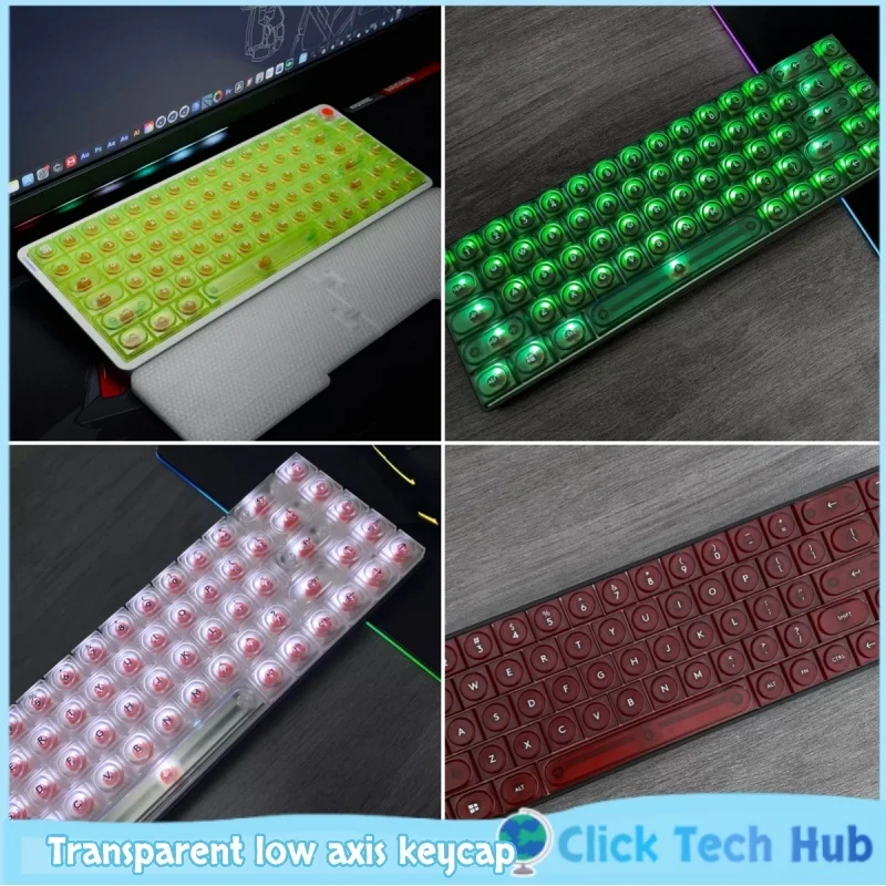 transparent-low-axis-keycap-small-full-set-cross-low-axis-mx-keyboard-wooting-nupy-customized-g915x-mechanical-keyboard-keycap