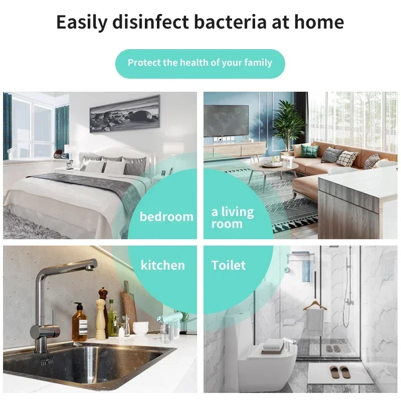 

Nano Steam Gun Wireless Electric USB Nano Blue Light Steam Spray Gun Garden House For Atomizer Atomization Sanitizer Machine