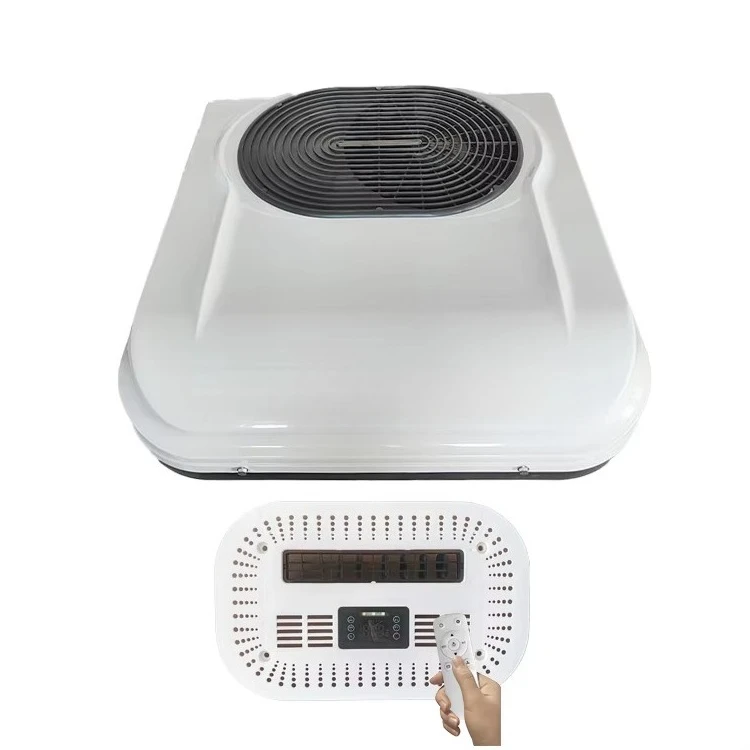 مكيف هواء محمول للسيارة 12 فولت/24 فولت مع ضاغط ومروحة سبليت لوقوف السيارات الكهربائية نظام التيار المتردد مثبت على النافذة