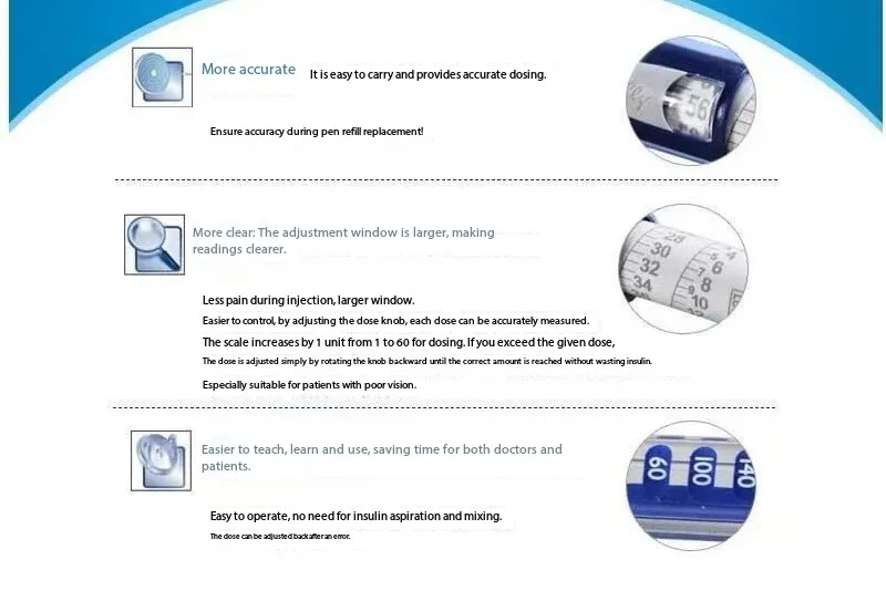 Youban Elite Pen, Peptide Injection Pen, Insulin Injection Pen compatible with Humalog and Humulin, Youban Classic Pen