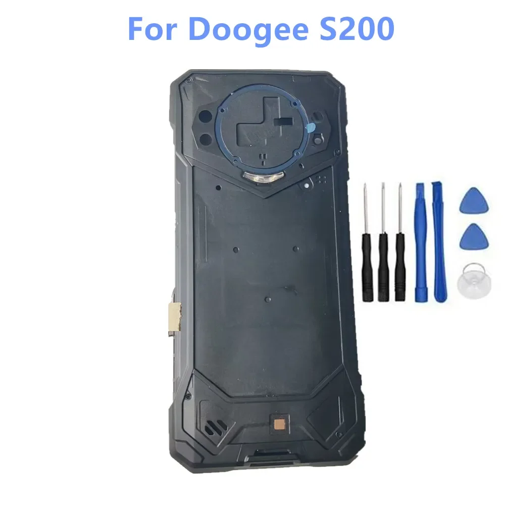 

Новый оригинальный чехол для сотового телефона Doogee S200, задний чехол для аккумулятора с корпусом датчика отпечатков пальцев, рамка-бампер