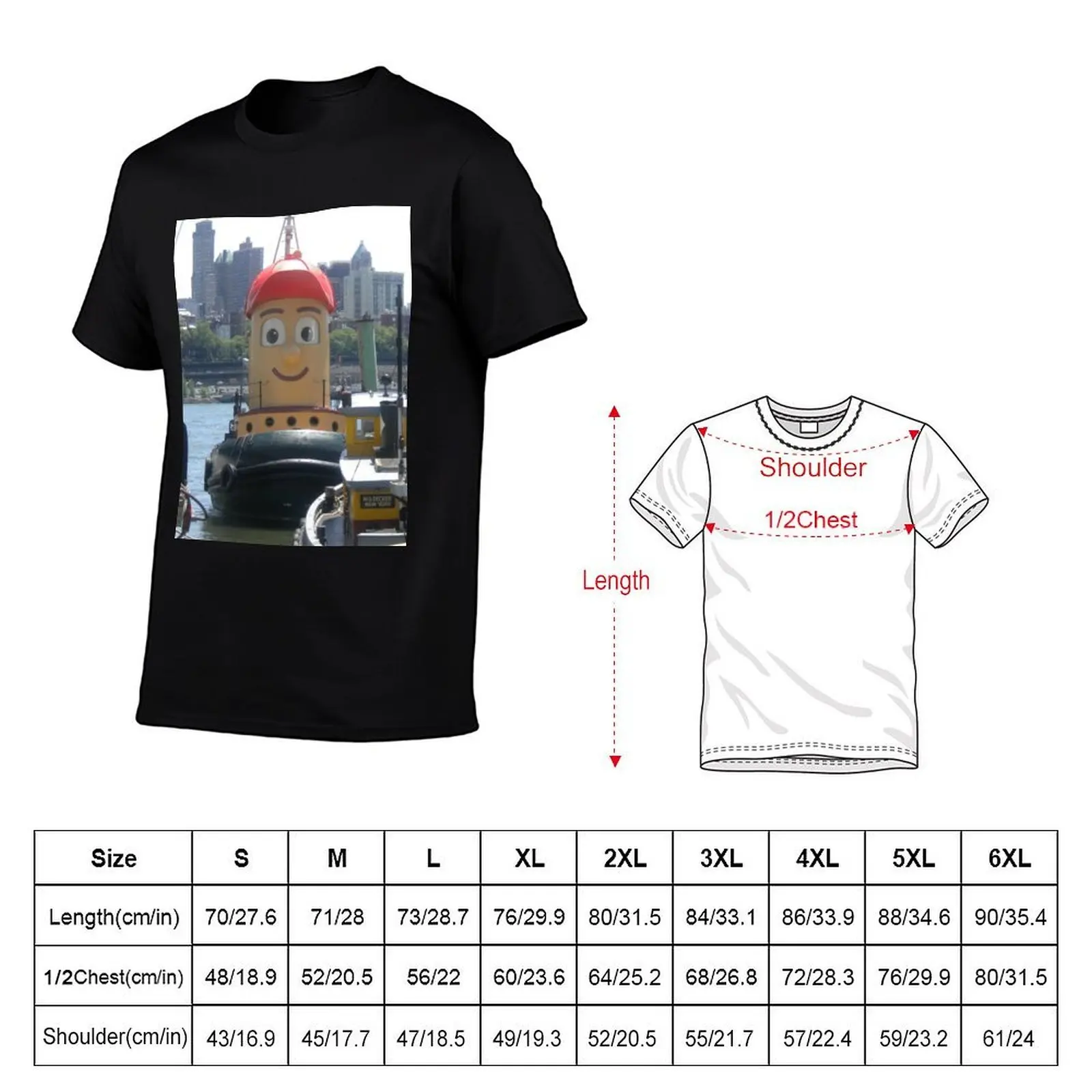Theodore Tugboat T-Shirt graphic t shirts oversized mens graphic t-shirts big and tall