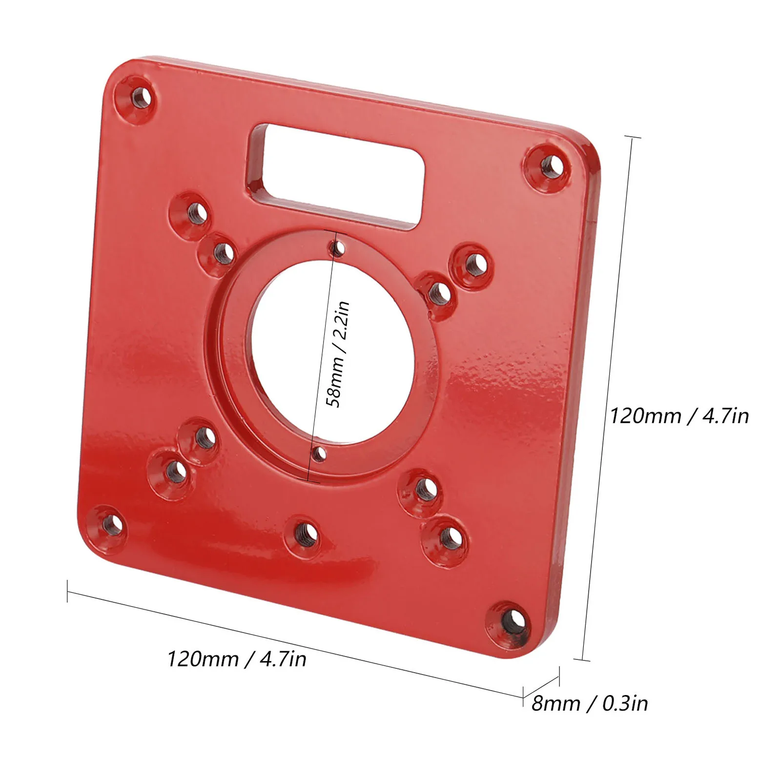 Universal Router Table Insert Plate Woodworking Benches Table Saw Wood Plate Machine Engraving Aluminum Alloy dropshipping hot!