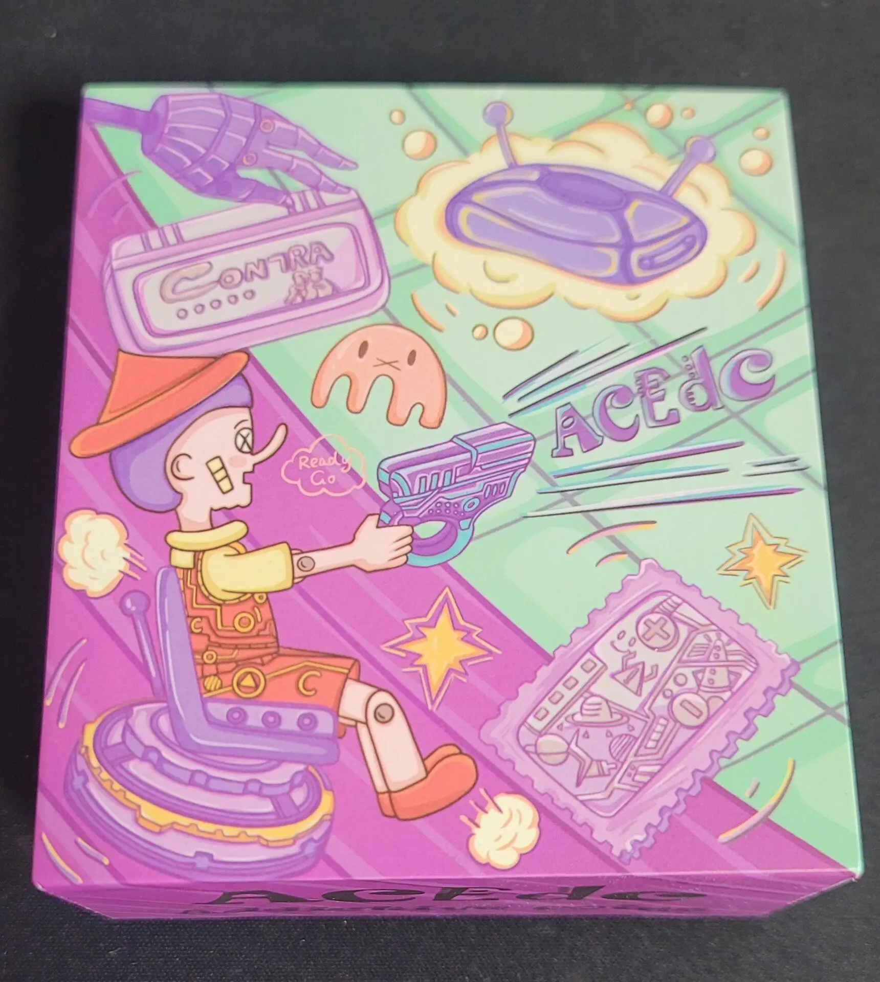 Used edc Acedc zirconium soap throwing promotion decompression toy