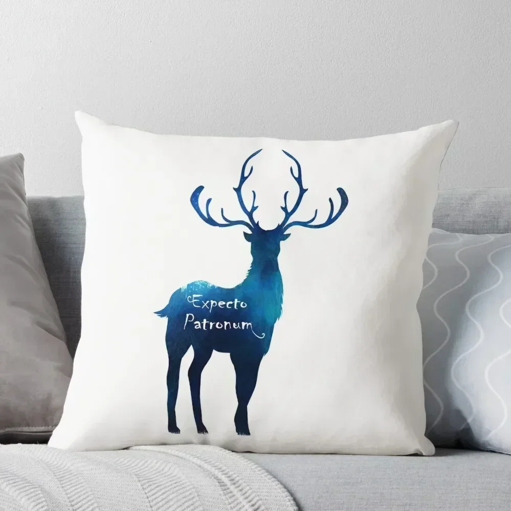 

Expecto Patronum Throw Pillow Custom Cushion Sitting Cushion luxury decor Pillow Cases Decorative pillow