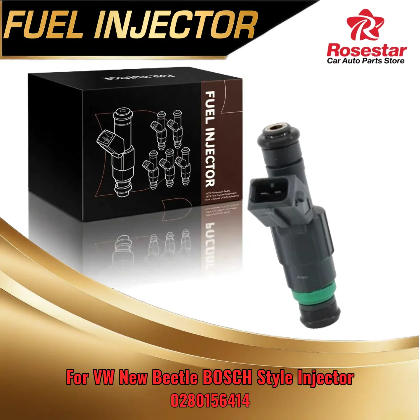 

Injector 0280156414 REPLACEMENT For VW Golf Jetta For Audi A4 Quattro A6