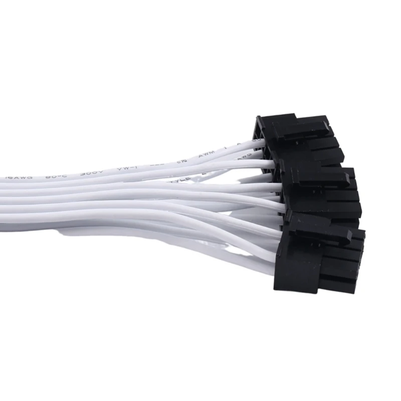 For RTX4000 Series 3x 8Pin Male to PCIE 5.0 12+4 16Pin Video Card Cable 12VHPWR PCIE 5.0 Elbow Head Cable