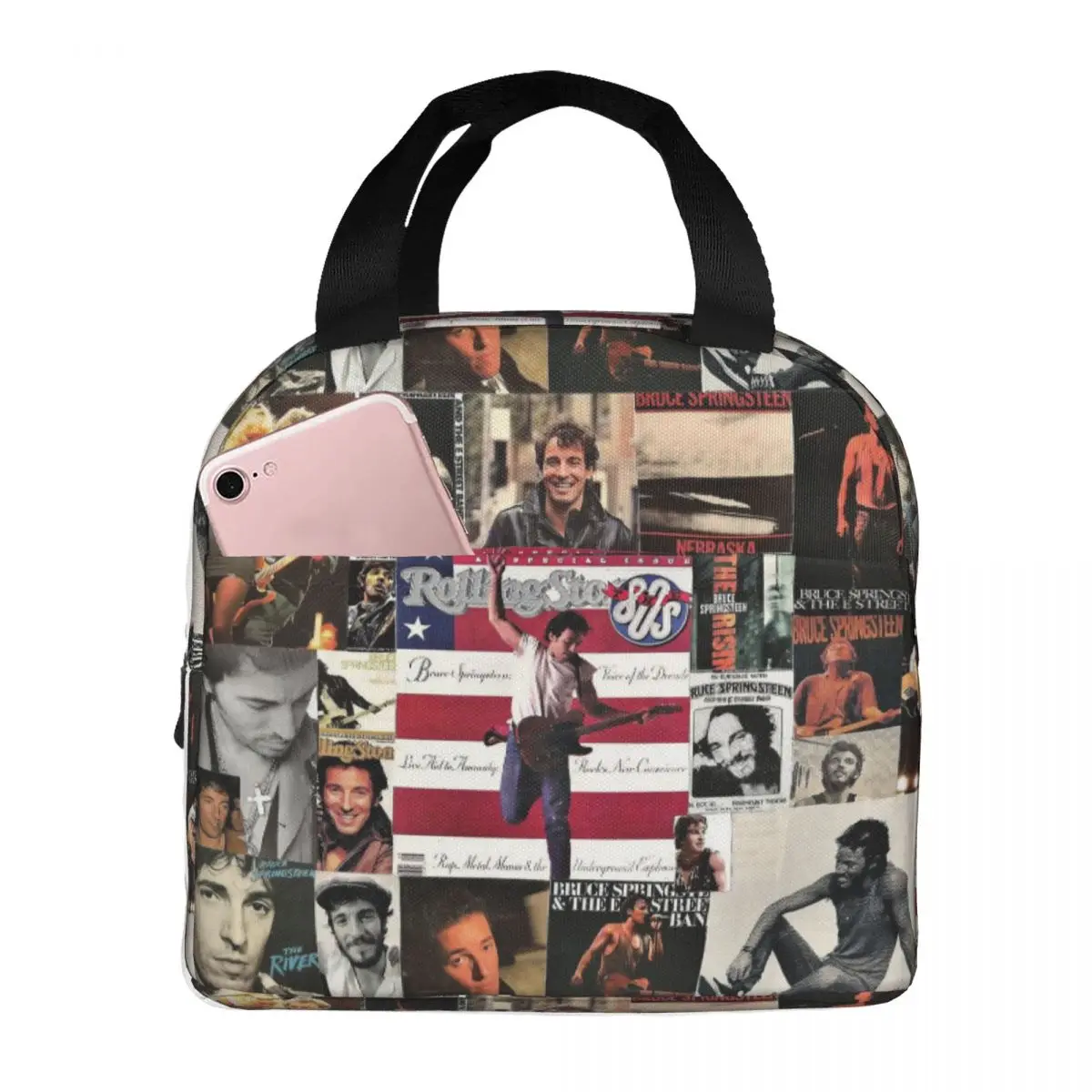 

Bruce The E Street Band Springsteen Thunder Road Insulated Lunch Bags Large Lunch Container Cooler Bag Tote Lunch Box School