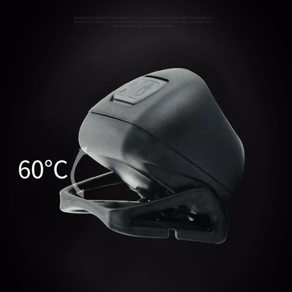 

LED Headlamp USB Charging for Night Running Hiking Camping Reading Travel Use Black Headlamp