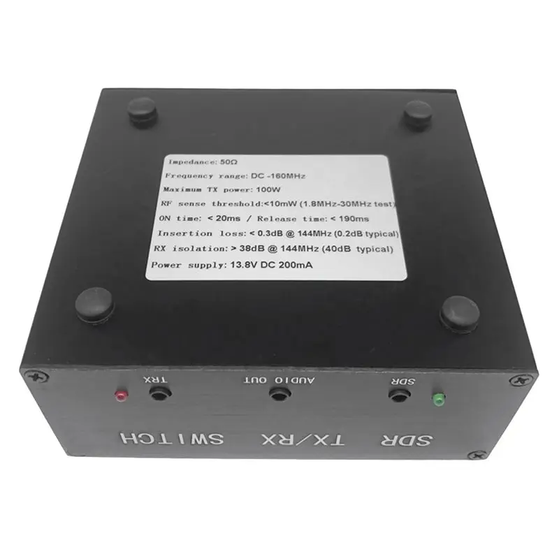 t81c-160mhz-100w-aluminium-portable-sdr-transceivers-radio-switch-antenna-sharer-practical-signal-equipment-tr-switch-box