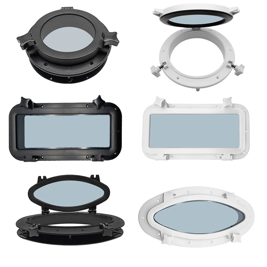 

Hot Selling Marine Yacht Accessories Boat Plastic Opening Portholes Window