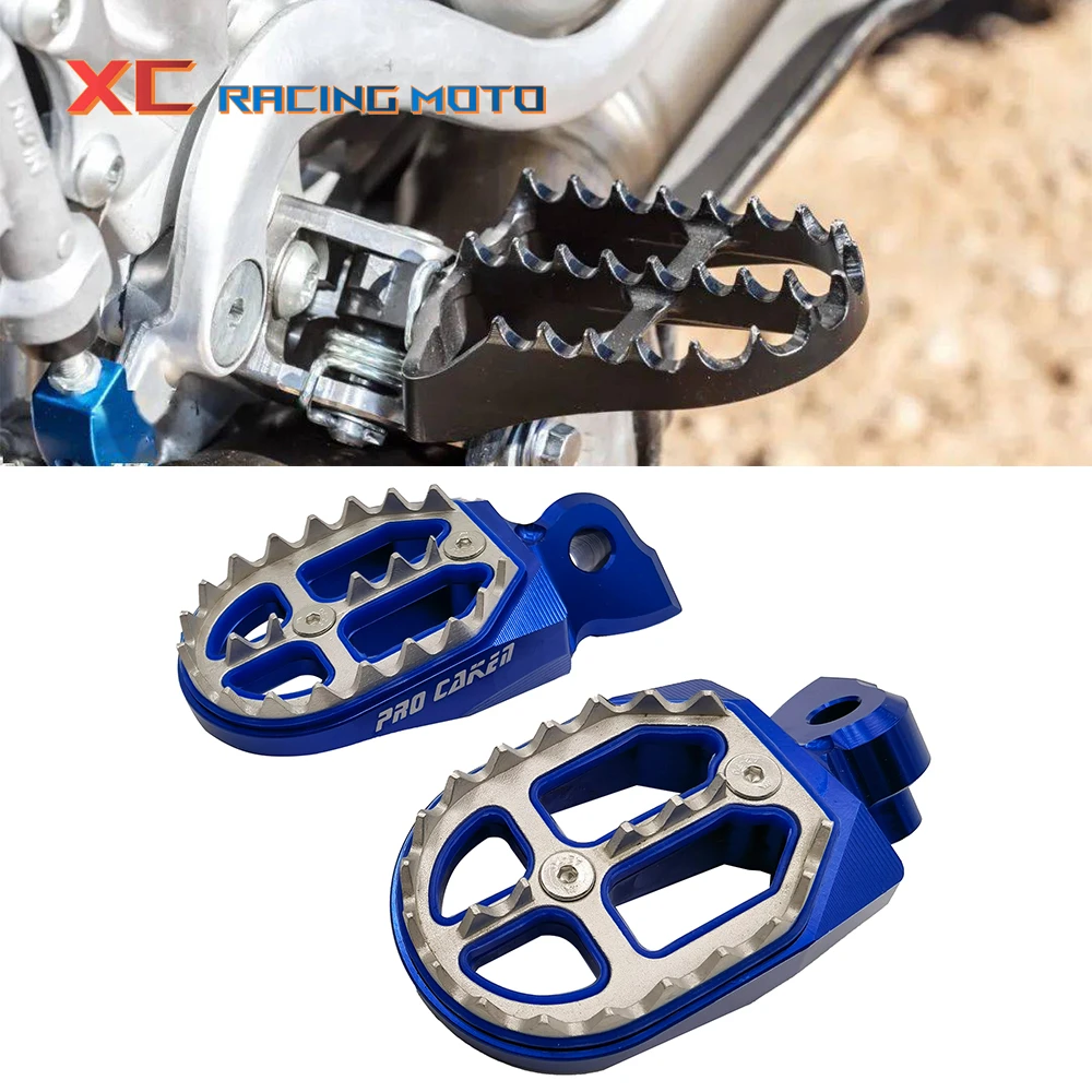 

Motorcycle CNC Footpeg Foot Pegs Pedal Spikes Footrest For YAMAHA YZ 65 85 125 250 250F 426F 450F 125X 250X 250FX 450FX WR 400F