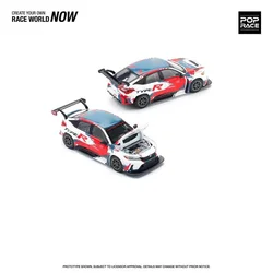 (Pre-order) POP RACE 1:64 CIVIC TYPE-R (FL5) TCR - PRESENTATION Diecast Model Car