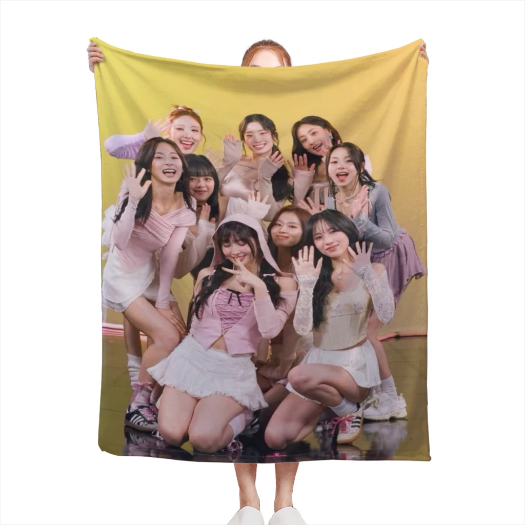 Music-TWICE-Girls Comfortable Flanne Blanket Fluffy Soft Bedroom Decor Sofa Blankets Comforter Home and Decoration