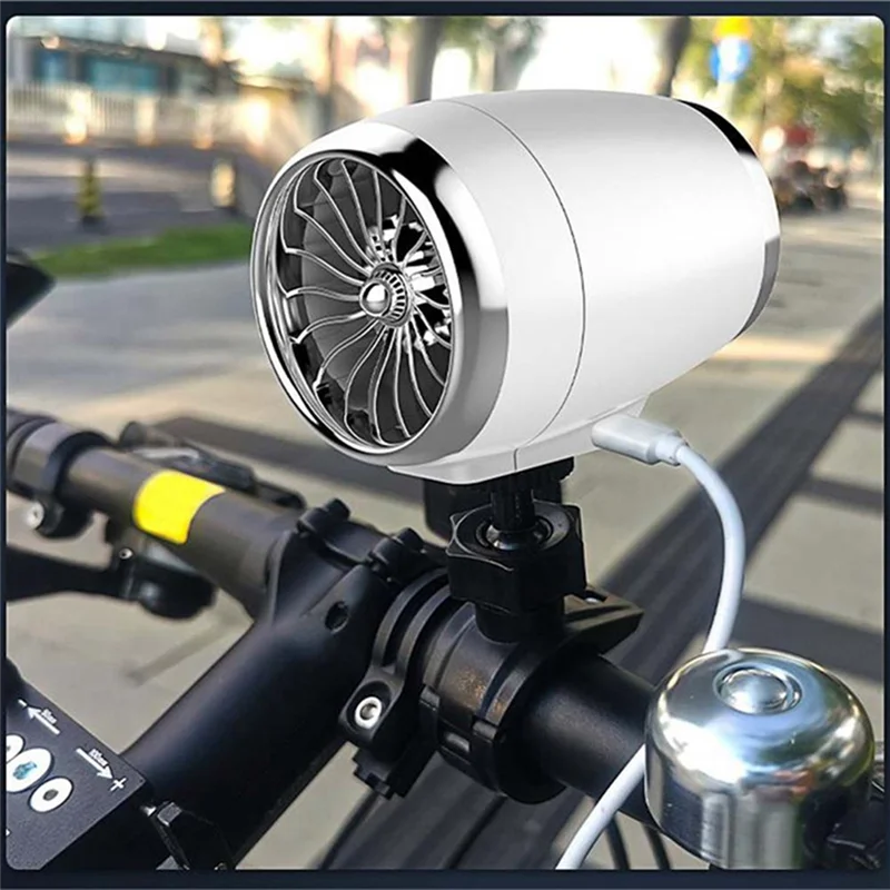 Portable USB Mini Cooling Fan with Tripod Bike Handlebar Electric Fan Outdoor Cycling Fan for Camping Riding Traveling A