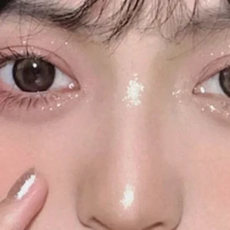 Lameila 3-Farben-Glitzerpulver, Körper-Highlighter, Make-up, Körper, hellt natürliche Konturierung auf, Gesichtsrouge, Highlight-Patting-Puder