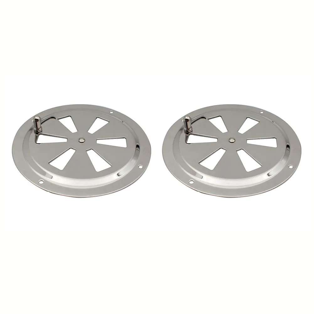 Easy To Install Quick Installation For Boats For Caravans Air Vent Side Knob Opening Silver Color Stainless Steel 316