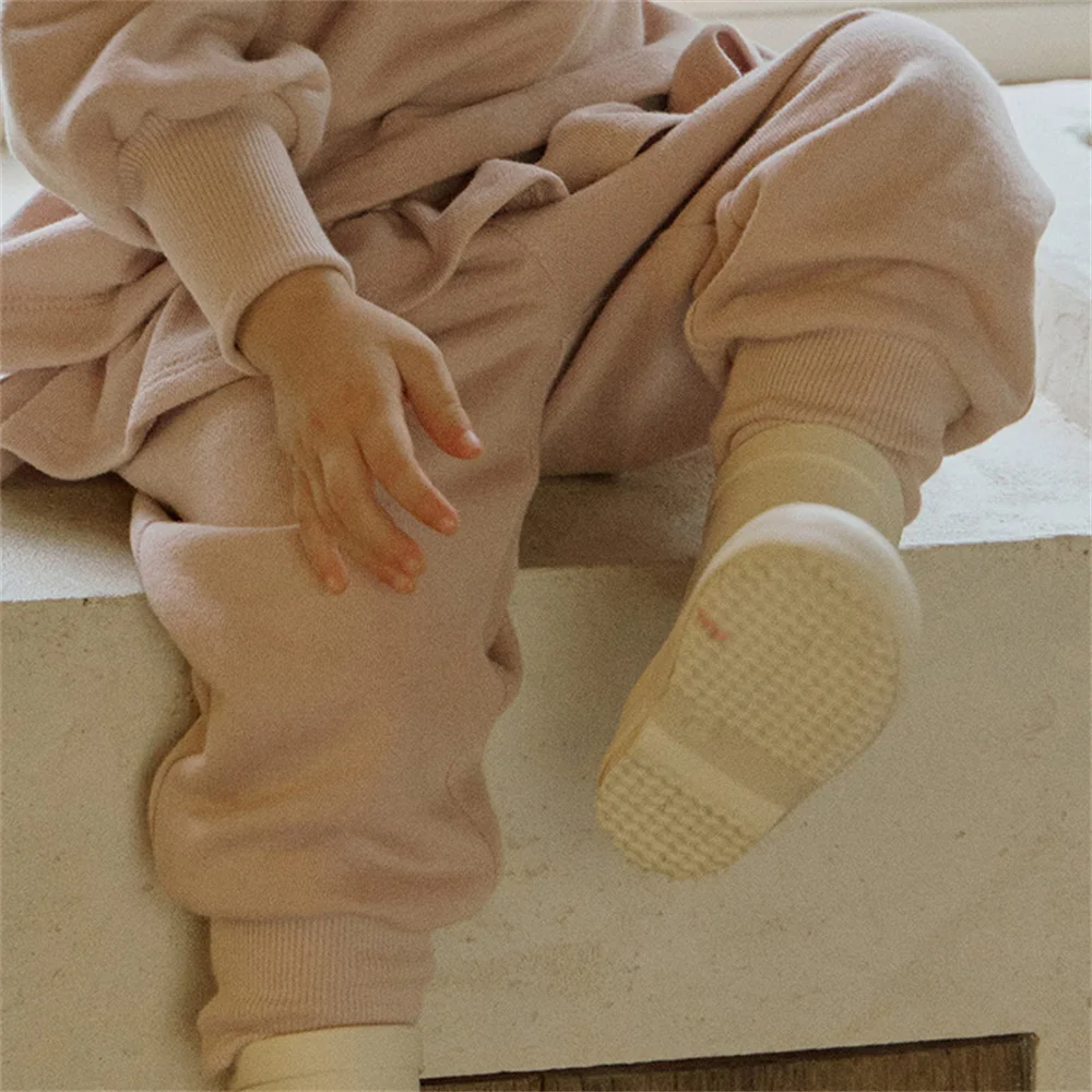 Toddler Girls Pants Solid Color Pants Girls Spring Autumn Kids Pants Casual Style Clothes For Girls Sweatpants And Culottes