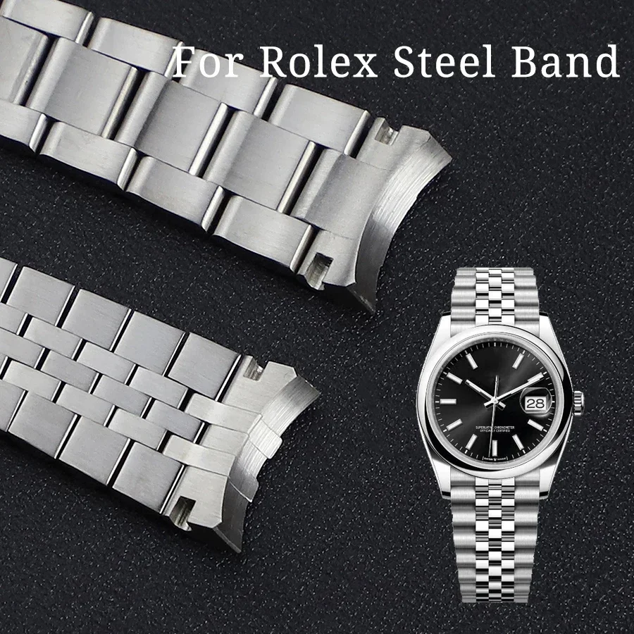 20/21mm 904L Watchbands For Rolex submariner daytona Watch Strap NH35 NH36 Glide Lock Clasp Solid Stainless Steel Watch Bracelet