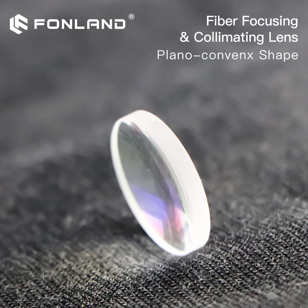 Imagem -02 - Fonland Focando Collimating Lens Diâmetro 2037 mm Sílica Fundida de Quartzo para Máquina de Laser de Fibra de Alta Energia 1064nm Plano-convenx
