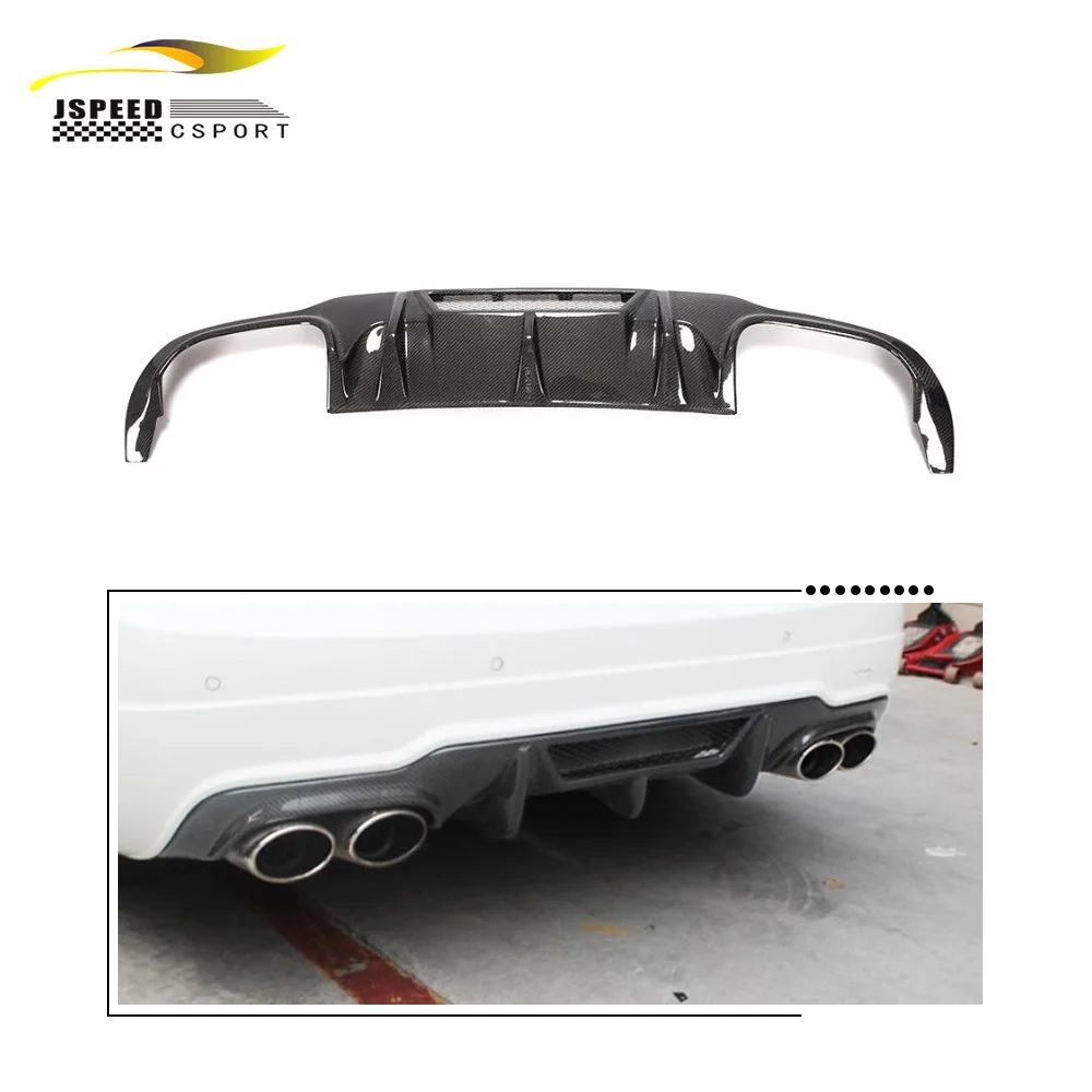 

Suitable for Mercedes-benz W204 C63 AMG 12-18 carbon fiber rear bumper lip diffuser cover