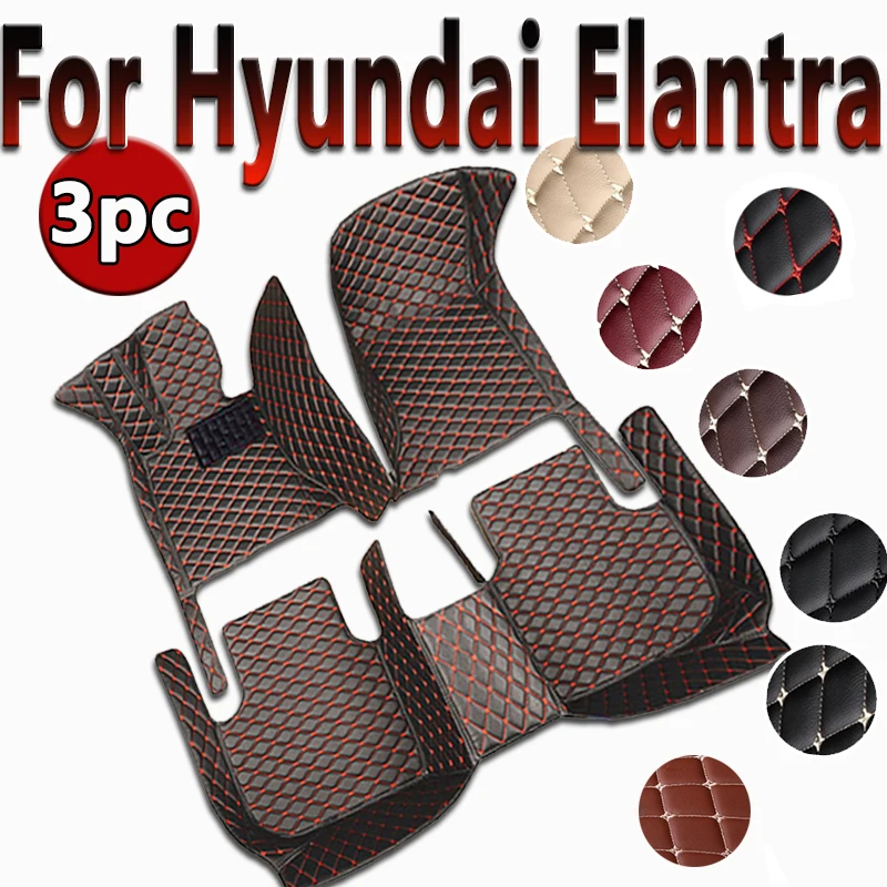 

Car Floor Mat For Hyundai Elantra Avante i30 Sedan CN7 2021 2022 2023 2024 Waterproof Protective Pads Foot Matt Car Accessories