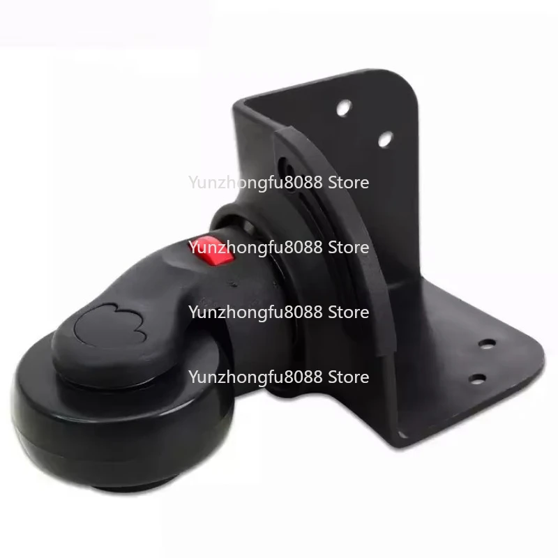 الدوار كتم 2 بوصة الإسكان البلاستيكية القابلة للإزالة 360 درجة عجلات الدورية الأمتعة صندوق الأحذية الأمتعة حقيبة عربة عجلة الزاوية #5