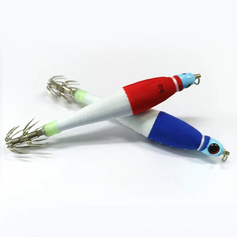 YAMASHITA Imported Deep-sea Rocket Launcher Squid Blowpipe SQUID490 Color Luminous Deep-sea Cloth Roll Bait