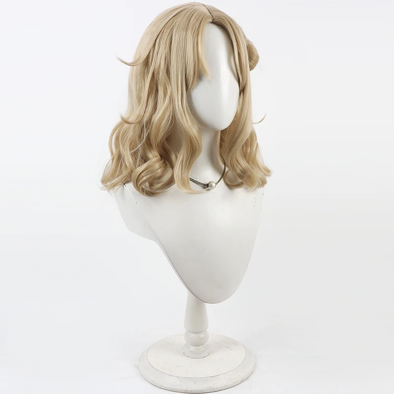 أنيمي المعبود لامعة الألوان Ichikawa Hinana شعر مستعار تأثيري هالوين كرنفال الدعائم حفلة الشعر الاصطناعية + غطاء شعر مستعار