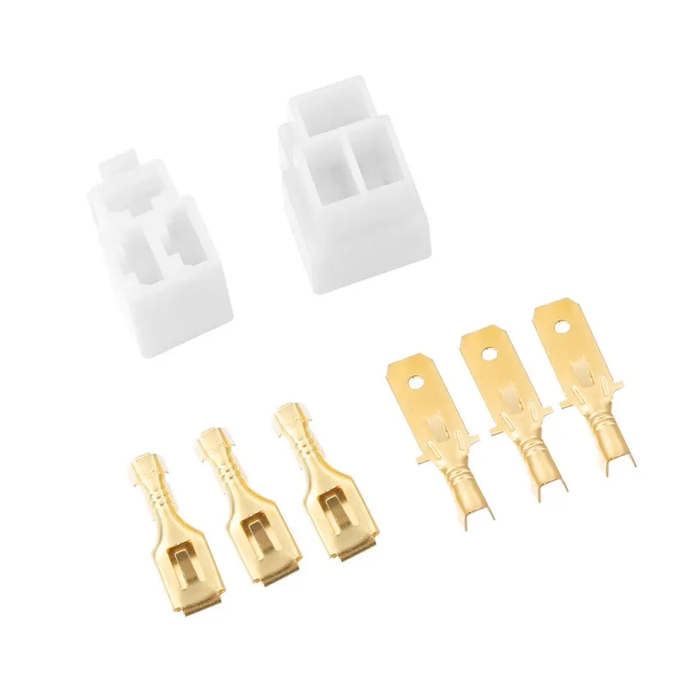 1 Set Accessories 1/2/3/4/6/8/12P/14 pin Motorcycle ebike Car Connector 6.3mm  Automotive Electrical wire Terminal Plug Kits
