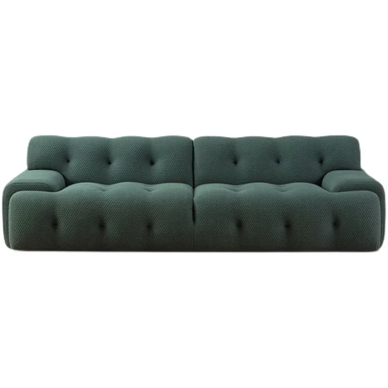 

Straight row fabric sofa