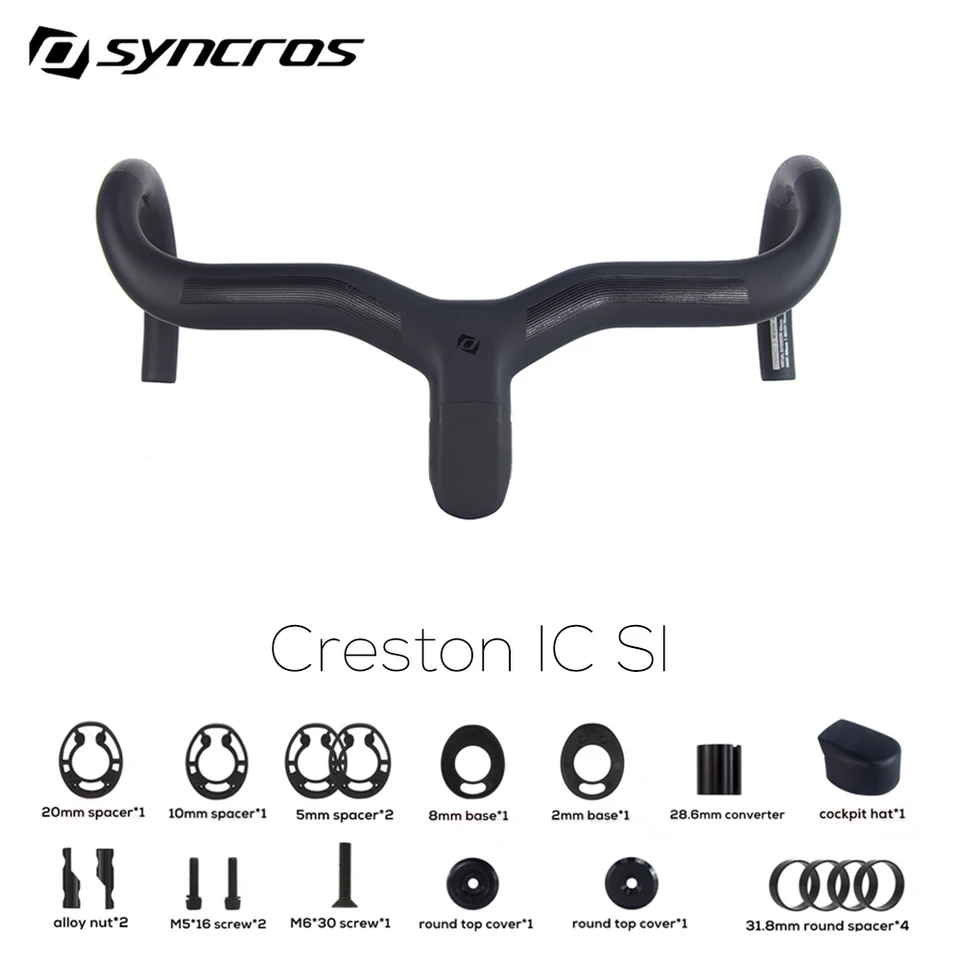 SynCros Road Bike Handlebar Carbon Fibre 400mm