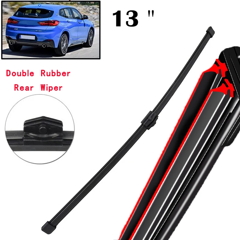 

Car Wiper 13" Rear Wiper Blade For BMW X2 F39 2018 - 2022 Windshield Windscreen Clean Tailgate Window Car Rain Brush