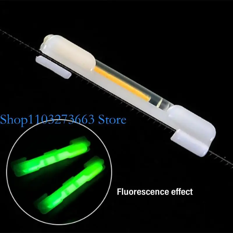 R6fe 100pcs pesca barra brillo brillante verde fluorescente palo punta glow nocturna pesca palo suministros pesca