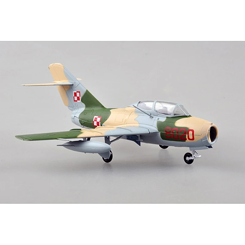 1/72 Easy Model 37139 MIG-15UTI Polish Air Force Plane Warcraft Aircraft Model for Collecting TH07361-SMT8