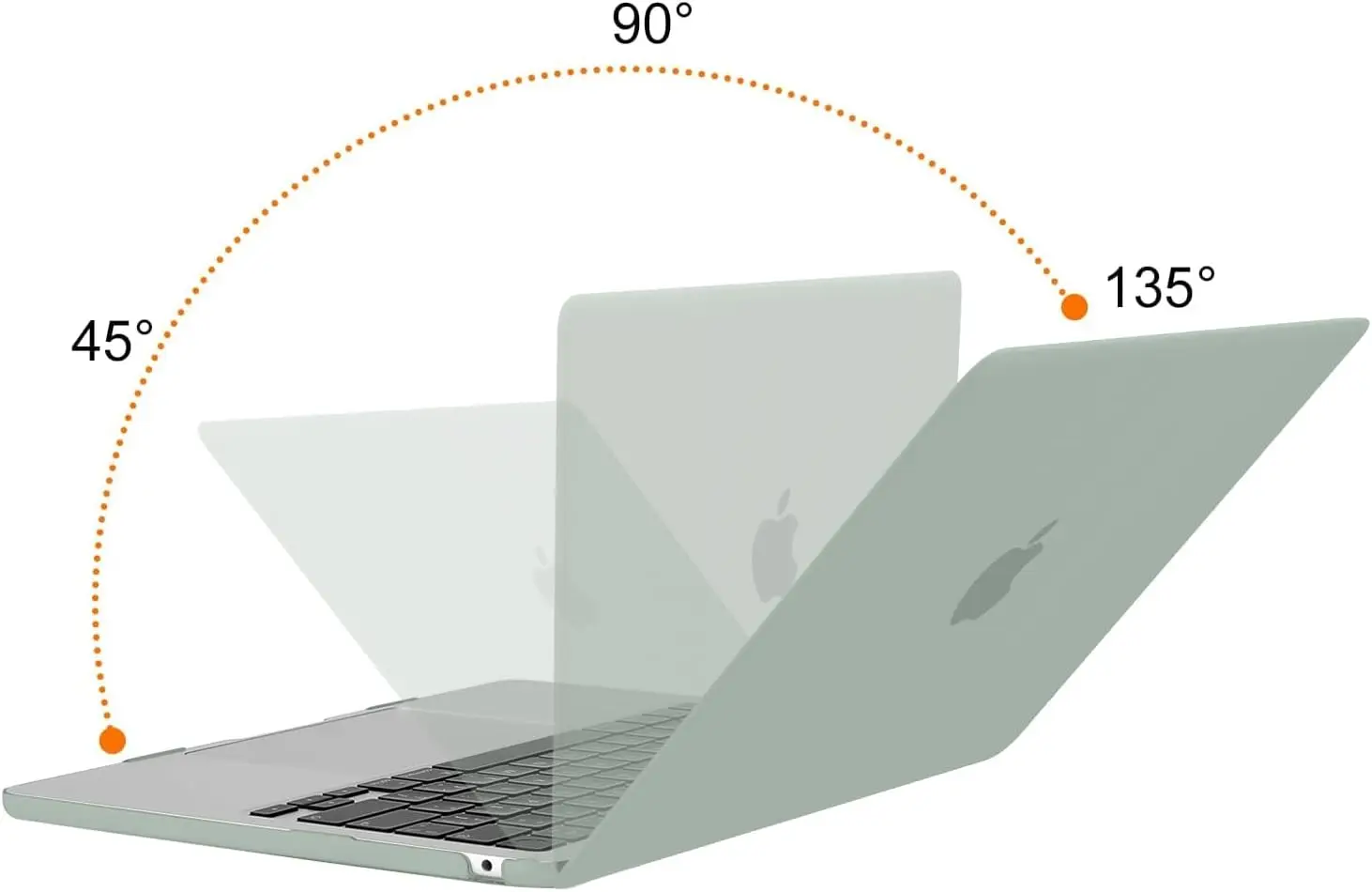 MOSISO Hard Shell for MacBook Air 13 13.6 inch Case 2025 2024 2023 Release M4 A3240 M3 A3113 M2 A2681 Plastic Hard Shell Cover