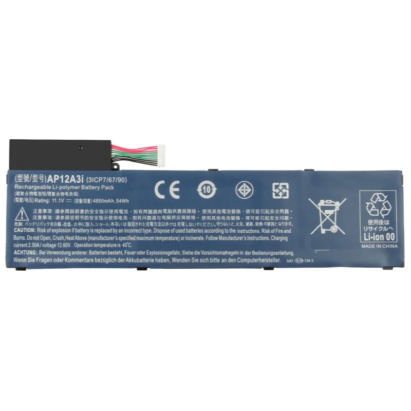 11.1V 54Wh Laptop Notebook Battery AP12A3i AP12A4i 6Cell For Acer Aspire M3 M5 Iconia W700 Timeline U M3-581TG U M5-481TG