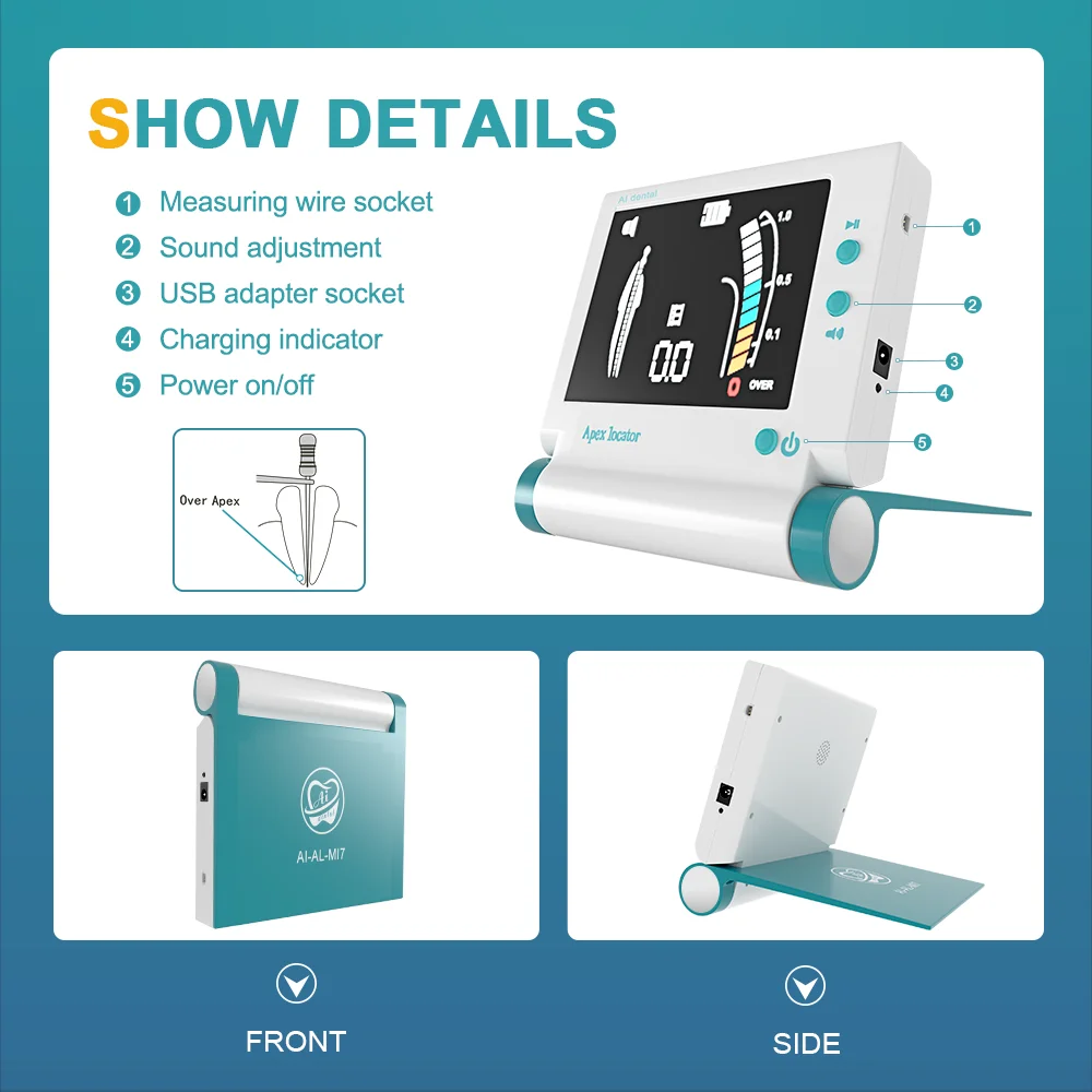 AI-AL-MI7/AI-Endo-MT7 Apex Dental Locator can dengan 16:1 Motor Endo nirkabel untuk perawatan saluran akar instrumen endodontik