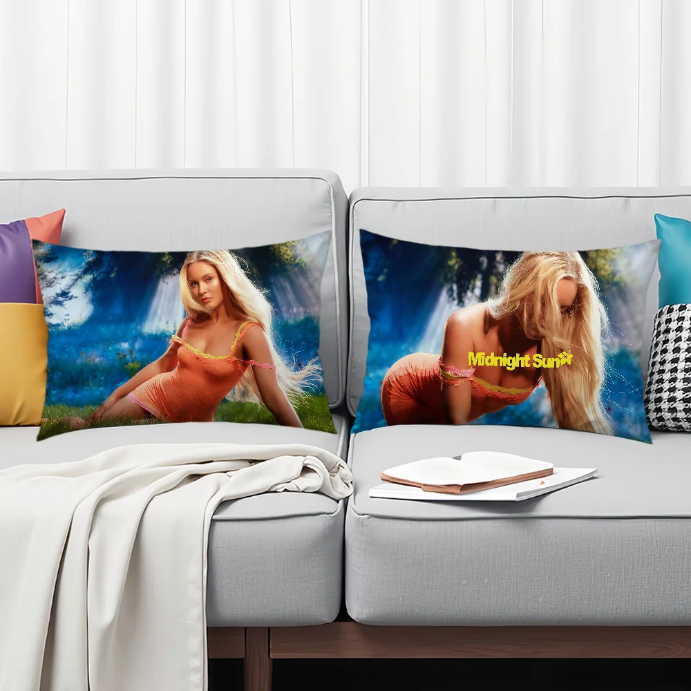 Singer Z-zara Larsson Rectangle Pillowcover Home Sofa Living Room Dorm Bedside Hogar Pillowcase Party Gift
