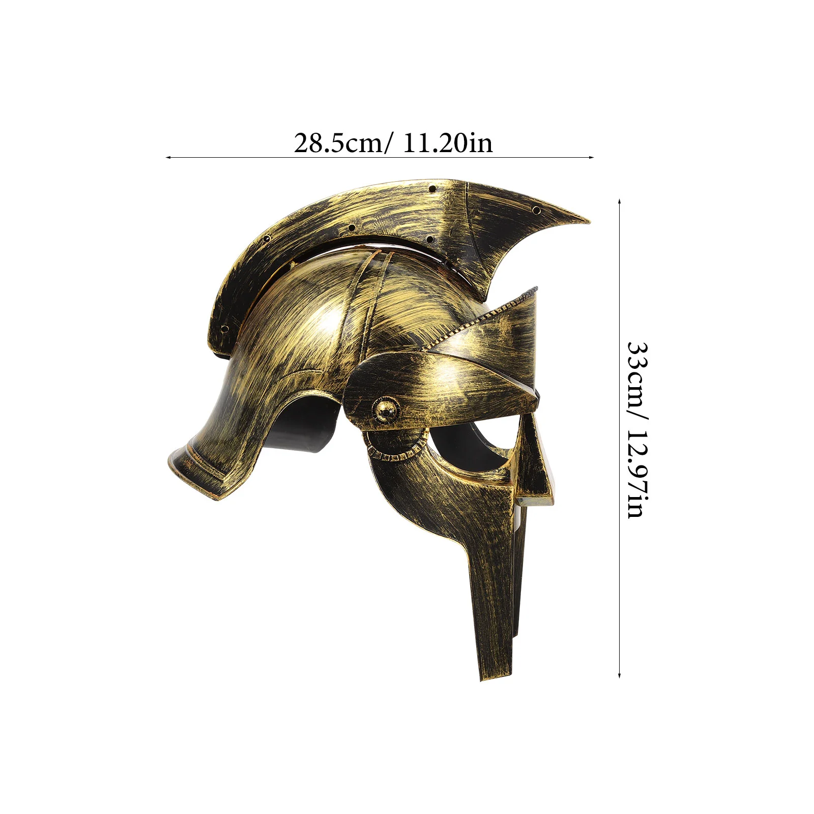 Costume Cosplay Greek Ancient Roman Soldier Headgear Plastic