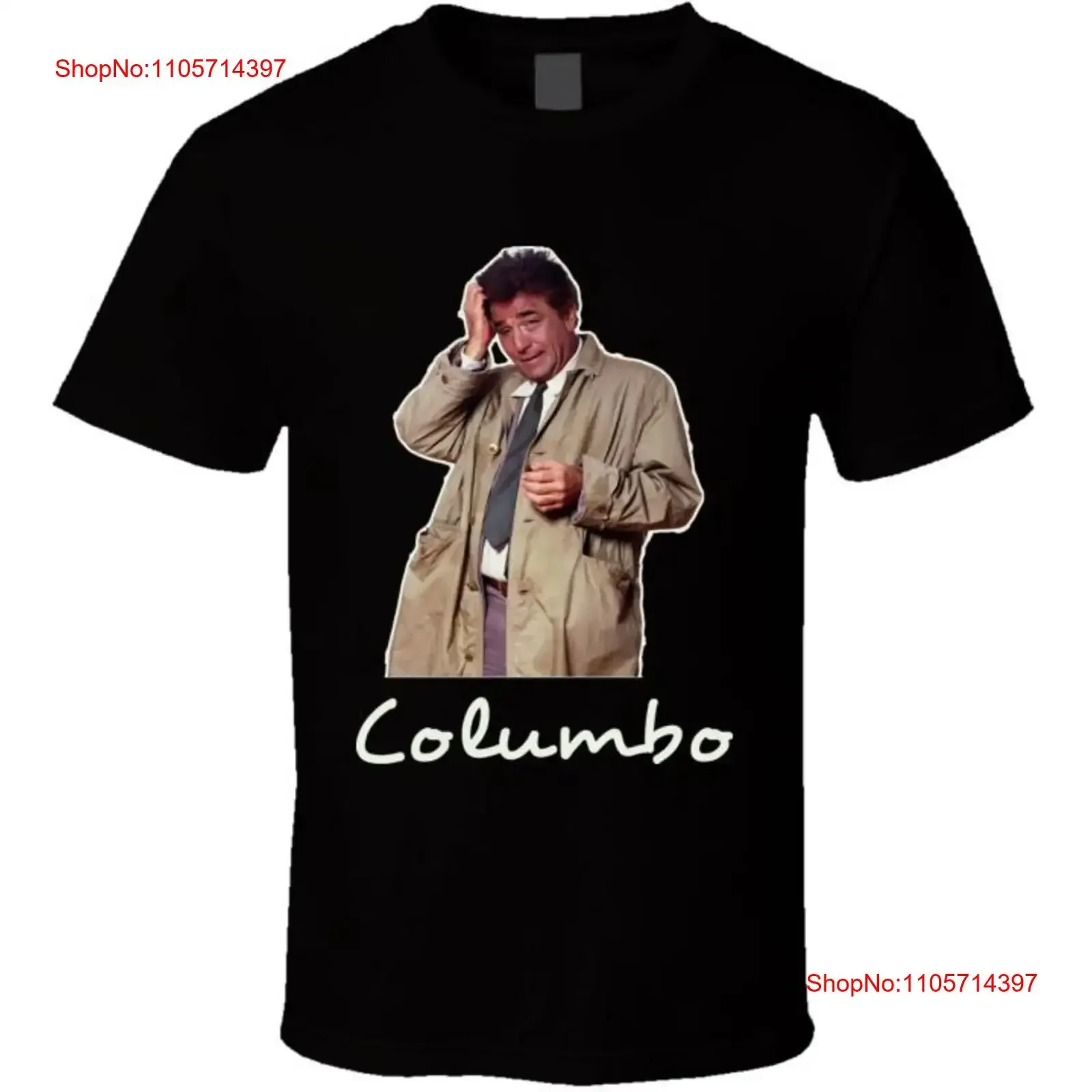 Columbo TV Show T Shirt vintage Washed Unisex Soft Comfortable streetwear graphic Stylish Breathable Casual designer clothes