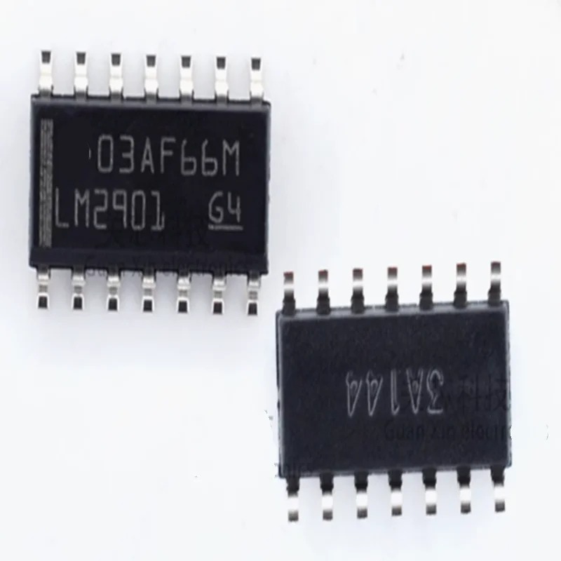 10PCS-50PCS LM2901DR SOP14 LM2901  Four-channel voltage comparator chip