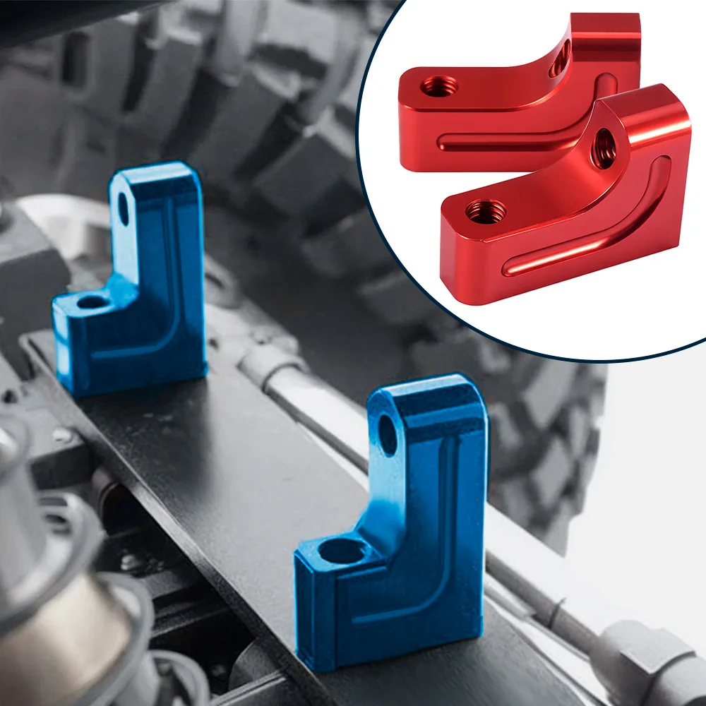 9IMOD RC سيرفو جبل البقاء 2 قطعة الألومنيوم سيرفو جبل قوس ل Tamiya TB03 TT02 XV01 الهيكل سيرفو يتصاعد ترقيات أجزاء 54090 #6