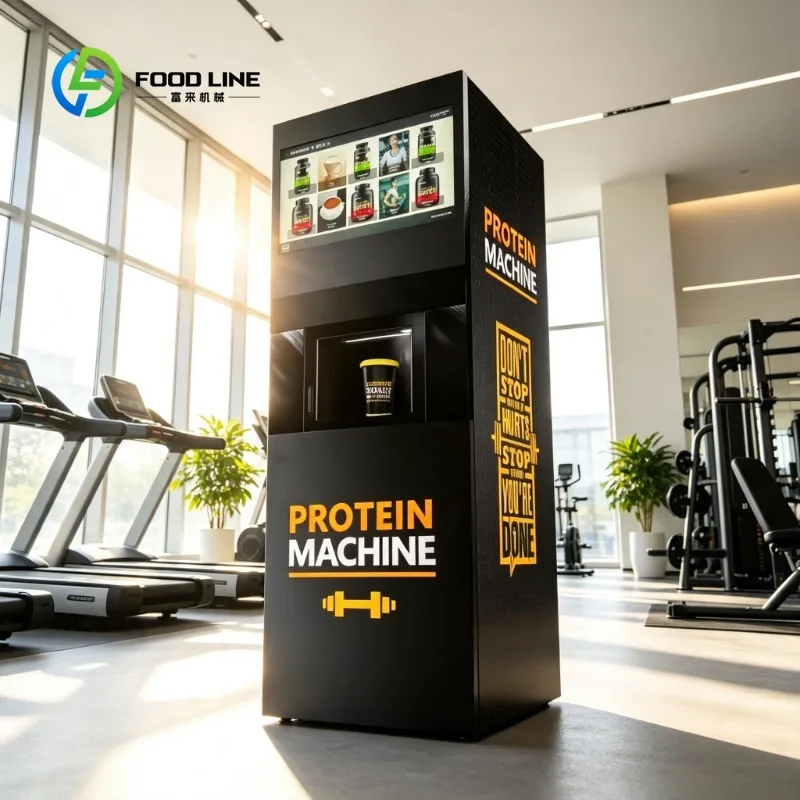 Automatic Gym Protein Shake Vending Machine, 27
