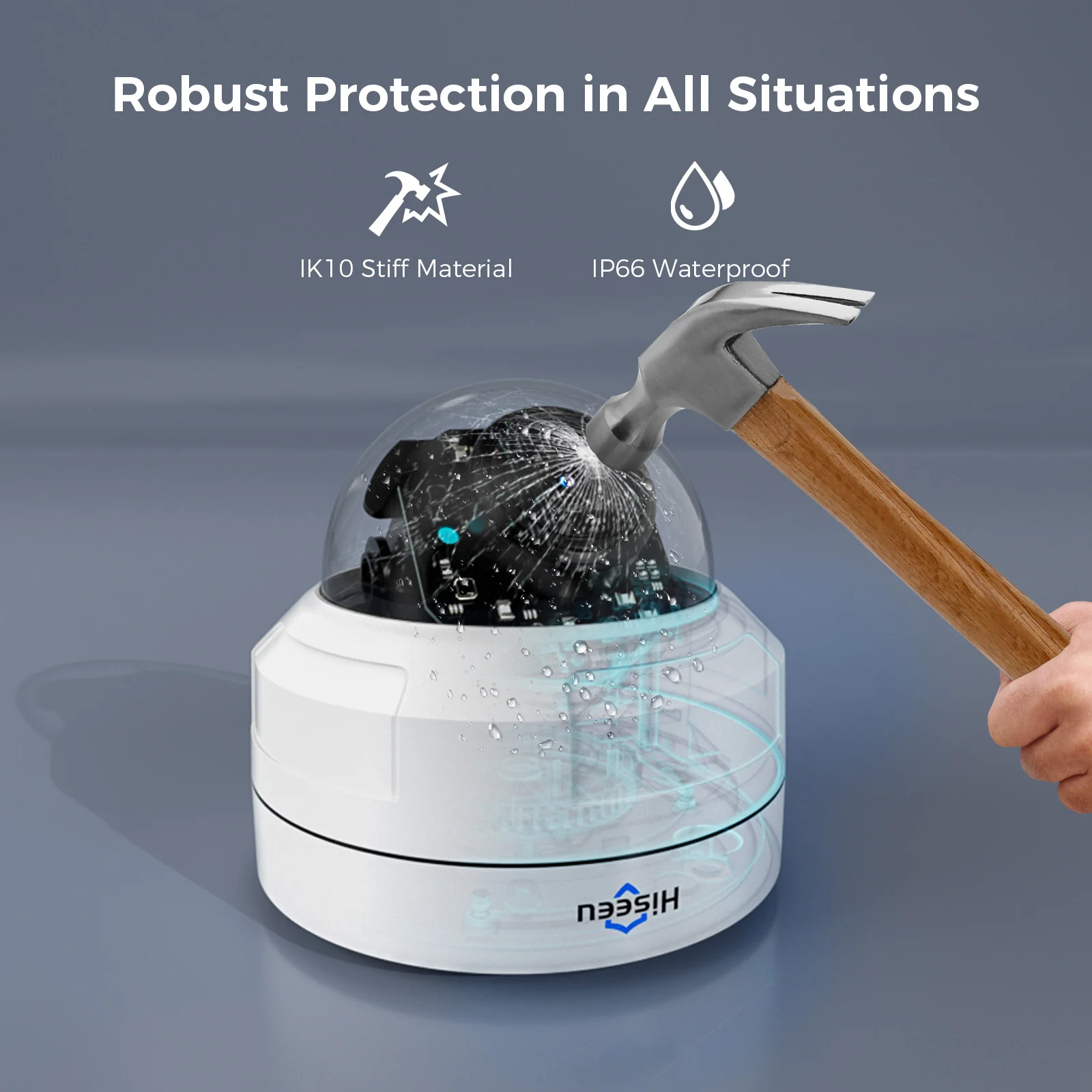 Kit vidéo de sécurité Anti-destructive, dôme PTZ 4K 8MP, Audio bidirectionnel, Vision nocturne, système POE NVR, caméra de Surveillance à usage domestique