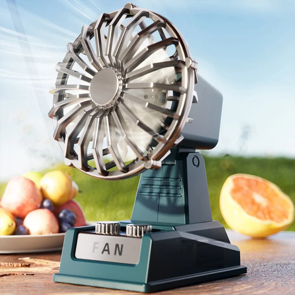 

Портативный перезаряжаемый вентилятор, ностальгический классический маленький с USB-зарядкой, ностальгический классический маленький вентилятор, настольный вентилятор для дома, путешествий на открытом воздухе