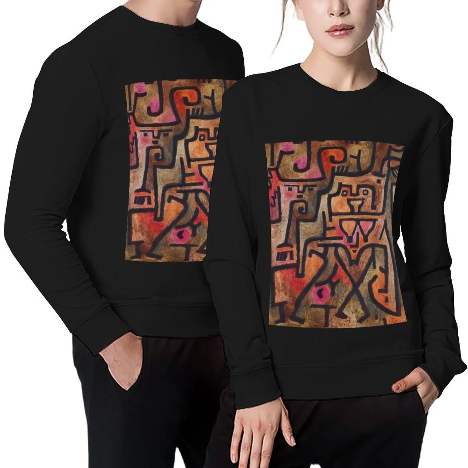 

Paul Klee - Forest Witches Pullover fashion men tracksuit winter clothes graphic t shirts men oversize sweatshirt