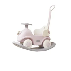 Rocking horse baby cart Trojan baby rocking cart can ride slippery push two-in-one children rocking horse