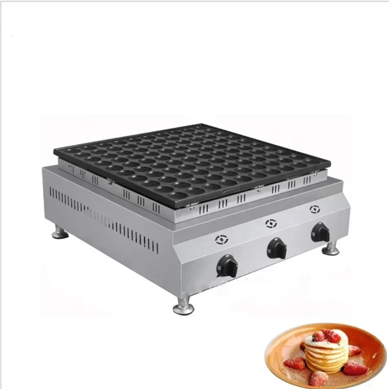 Hot SalesGas Electric Mini Dutch Poffertjes Grill 100PCS Pancake Maker Commercia Waffle Machine